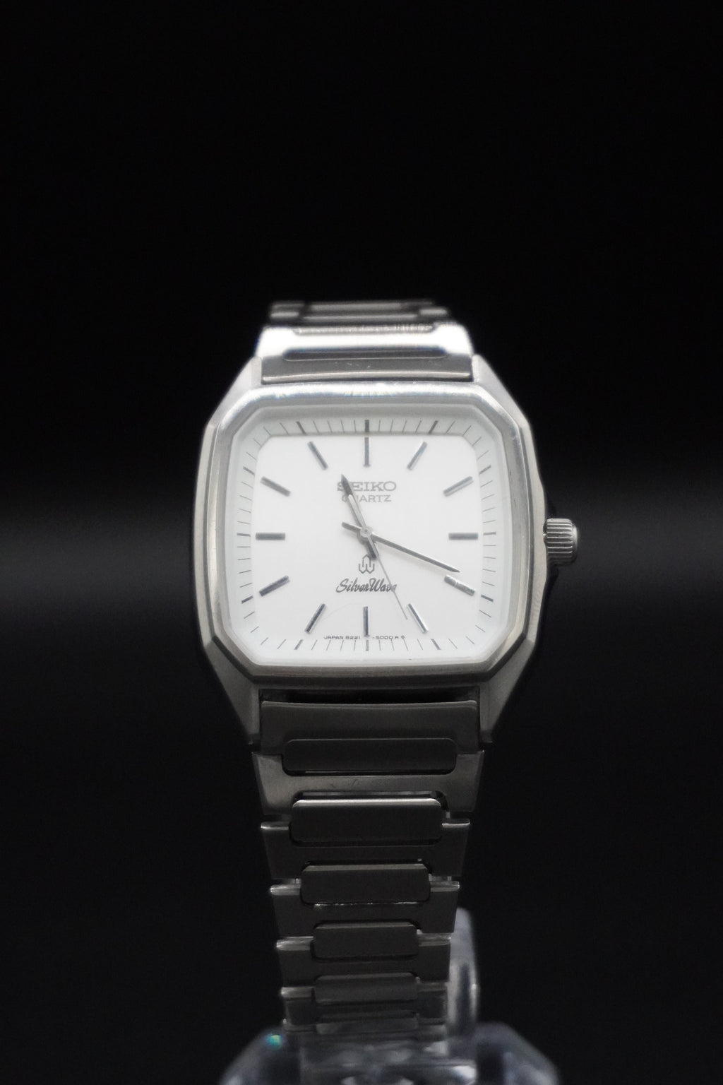 Vintage 80s Seiko Silver Wave Quartz