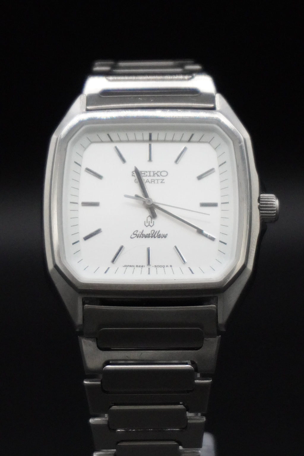 Vintage 80s Seiko Silver Wave Quartz