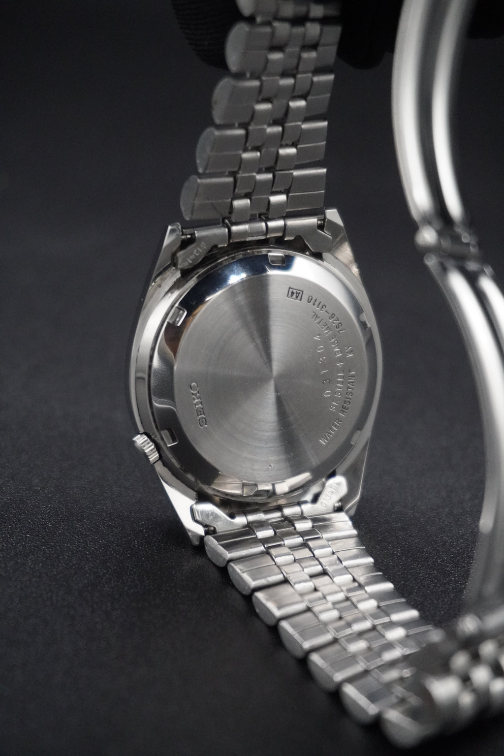 Vintage Seiko 5 Sports Silver Day Date